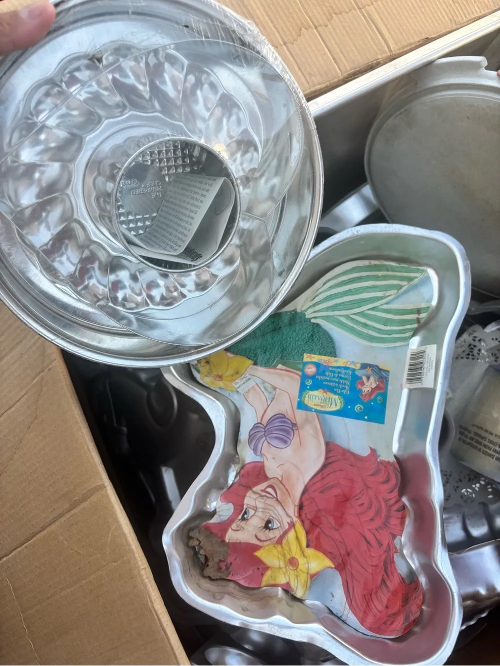 Wilton Silver Decorative Metal Cake and Cookie Mold Set